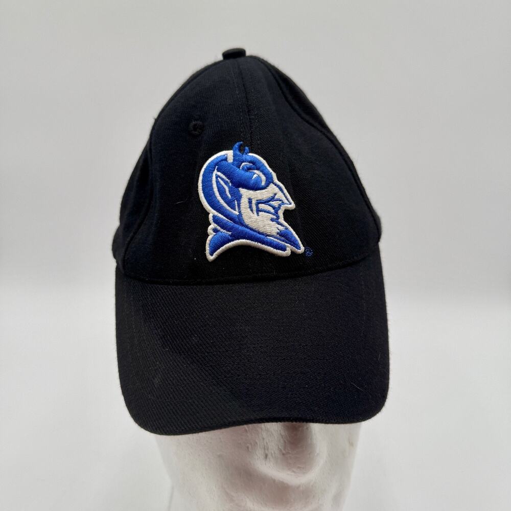 Vintage Duke Blue Devils Hat Cap Black Team Edition S/M NCAA Logo Wool Blend